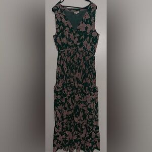 POL Women's Sleeveless Floral Maxi Dress